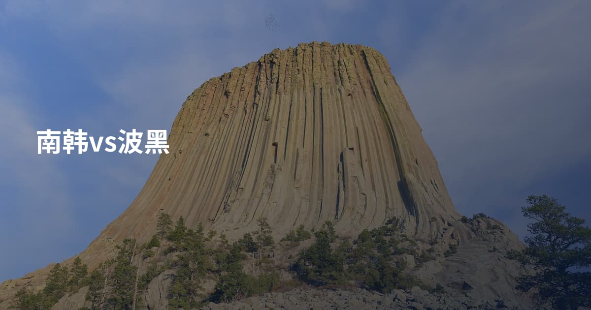 南韩vs波黑