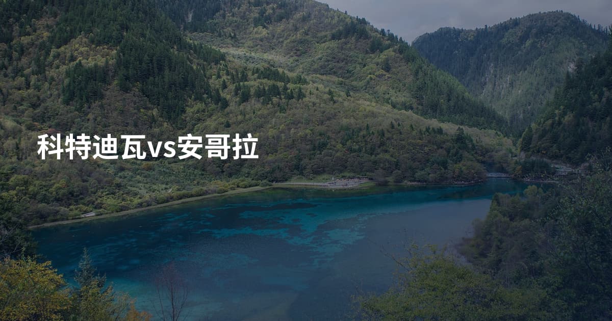 科特迪瓦vs安哥拉