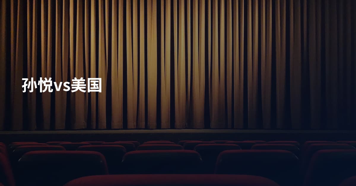 孙悦vs美国