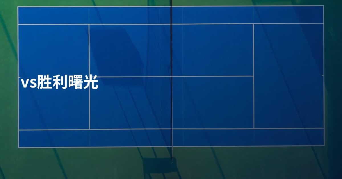 vs胜利曙光