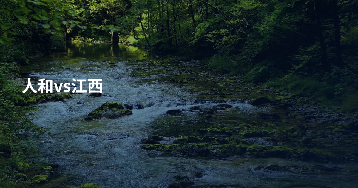 人和vs江西