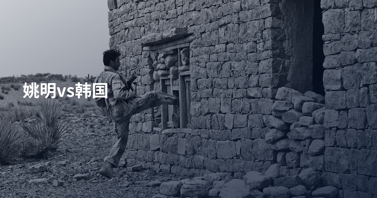 姚明vs韩国
