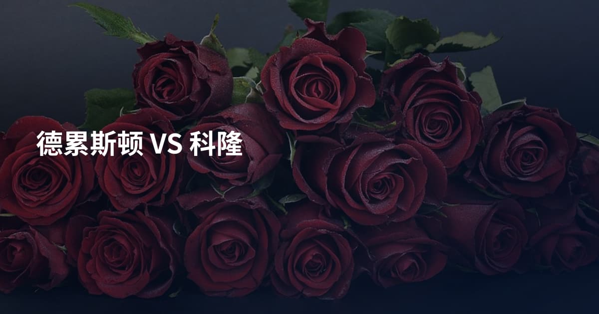 德累斯顿 VS 科隆