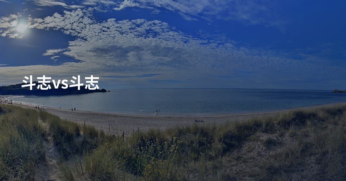 斗志vs斗志