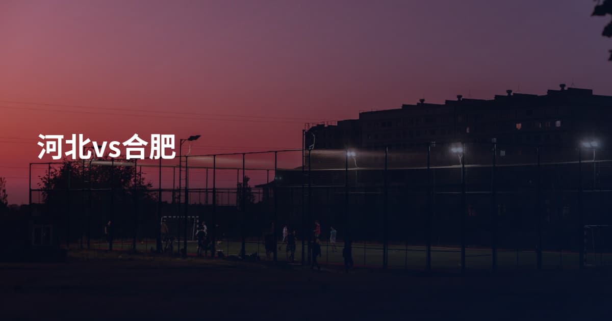河北vs合肥