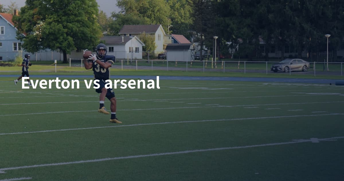 Everton vs arsenal