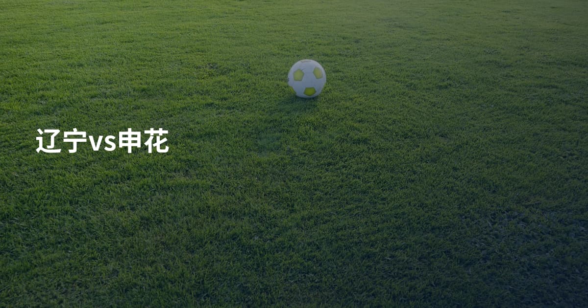 辽宁vs申花
