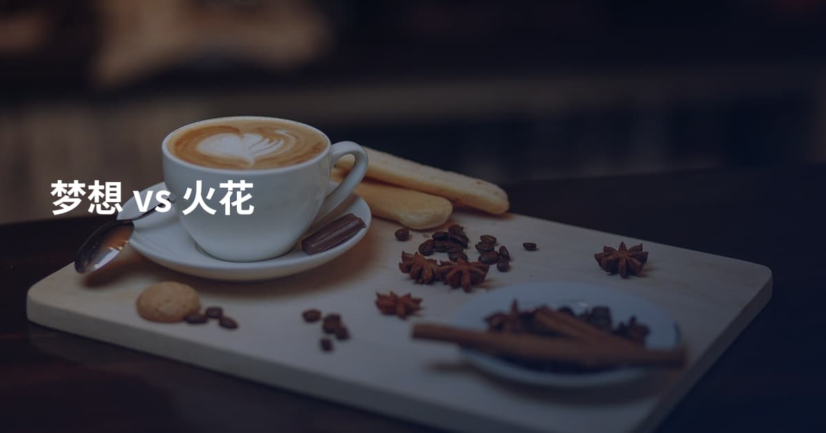 梦想 vs 火花