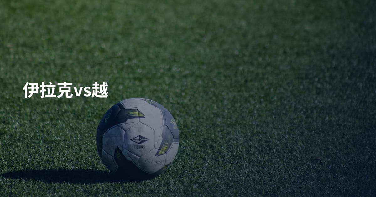 伊拉克vs越