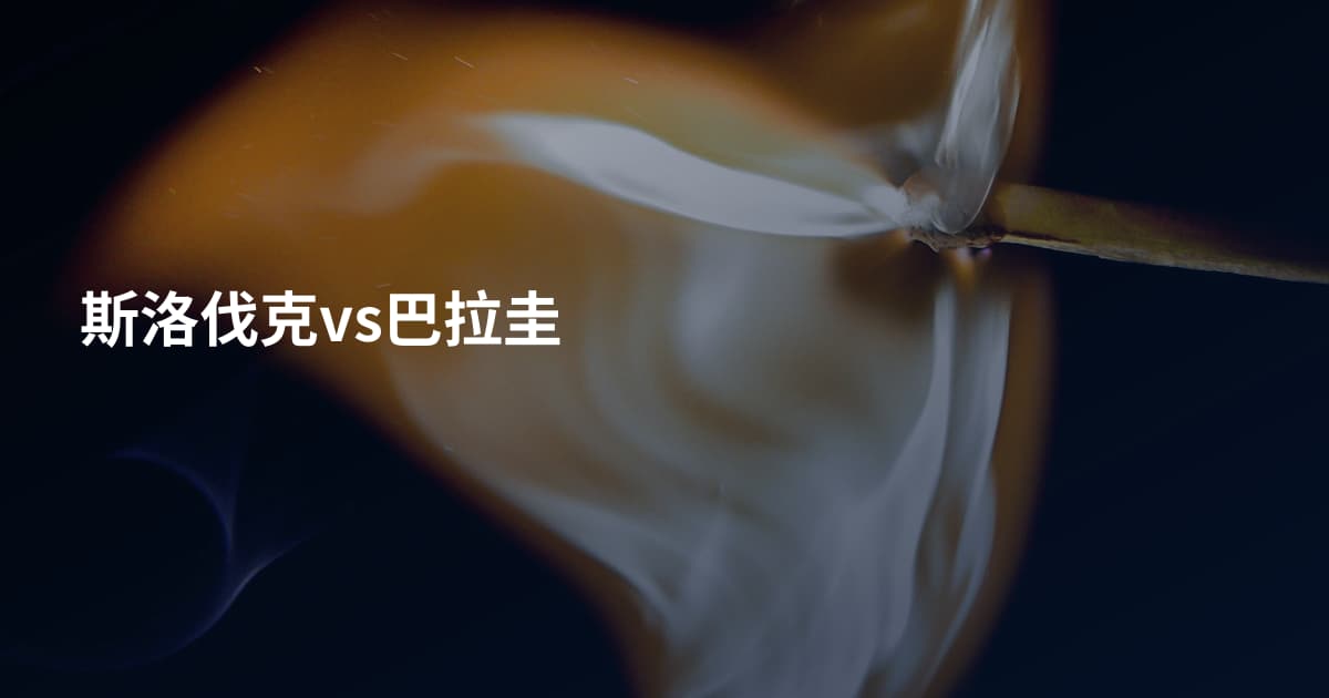 斯洛伐克vs巴拉圭