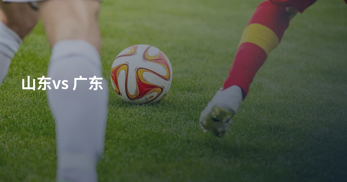 山东vs 广东