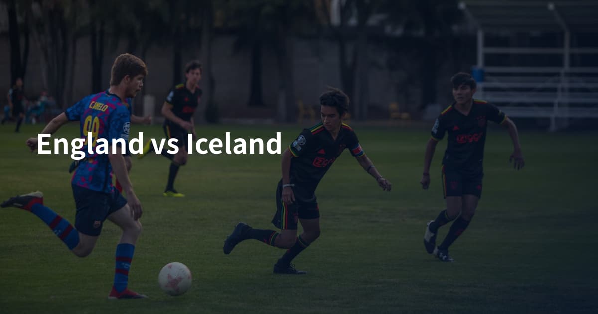 England vs Iceland