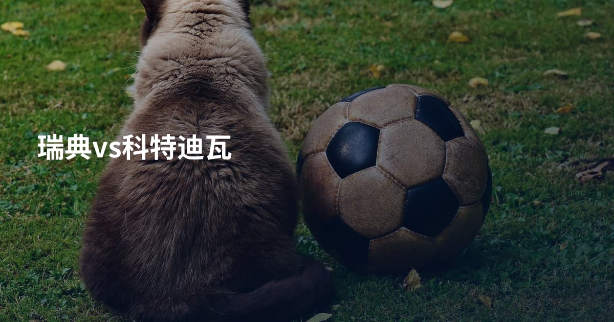 瑞典vs科特迪瓦