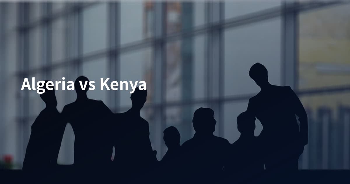 Algeria vs Kenya
