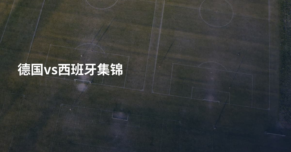 德国vs西班牙集锦