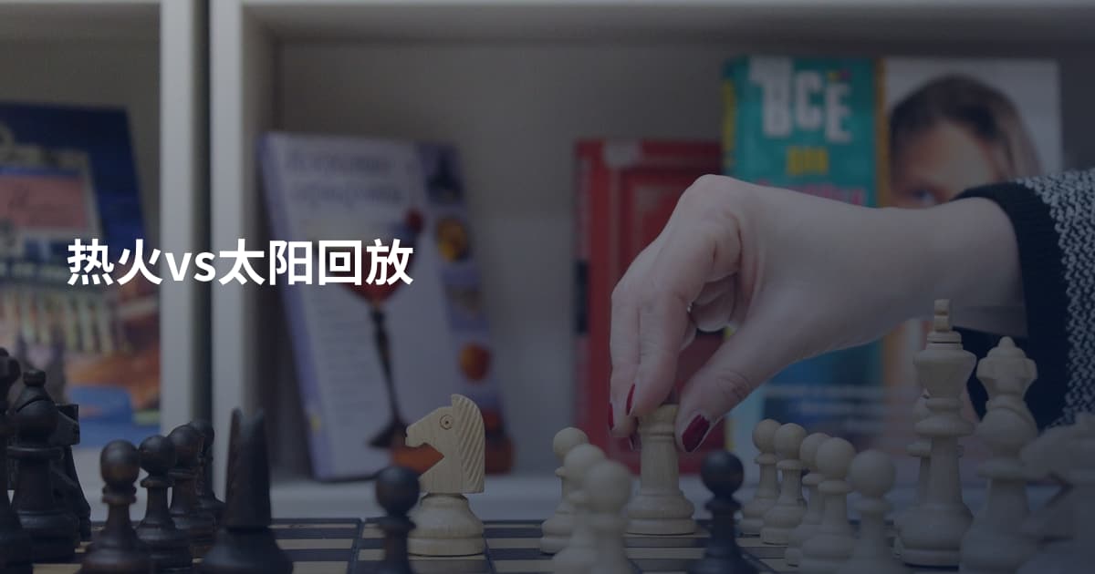 热火vs太阳回放