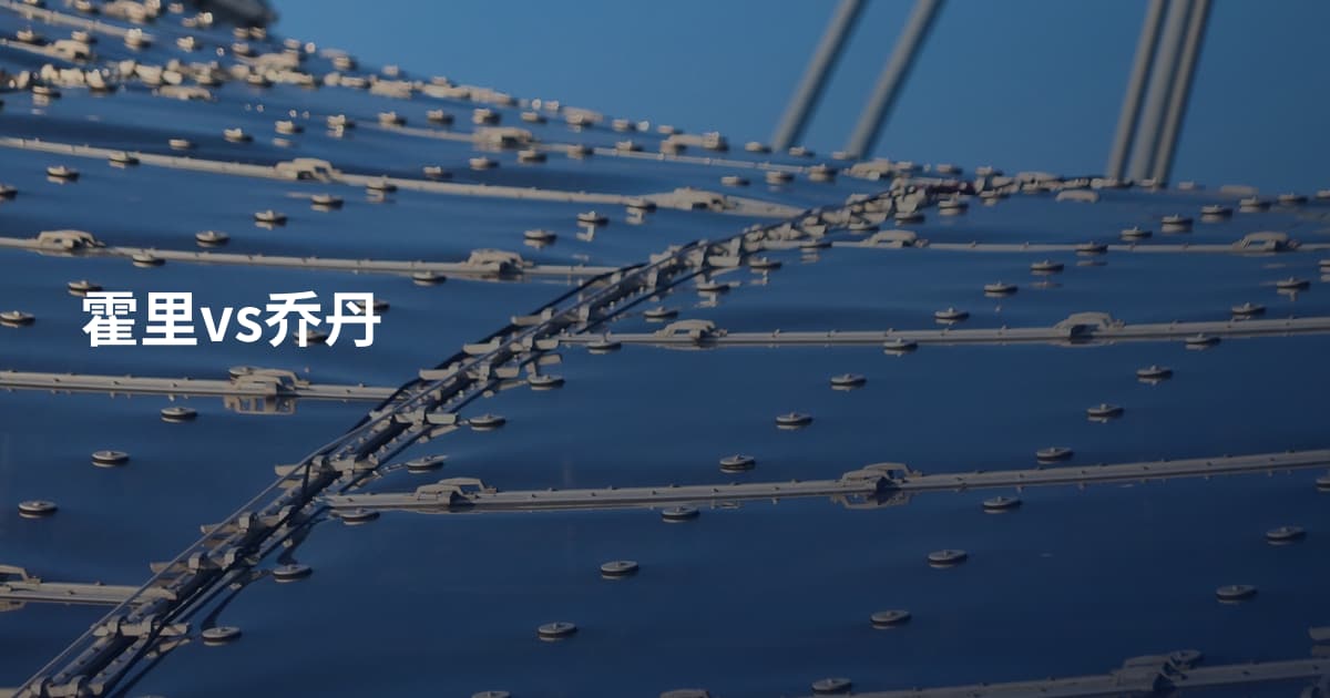 霍里vs乔丹