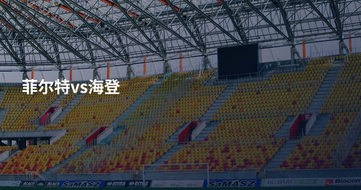 菲尔特vs海登