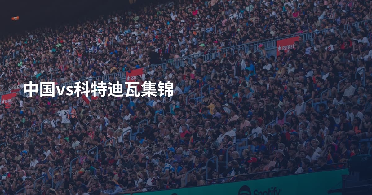 中国vs科特迪瓦集锦