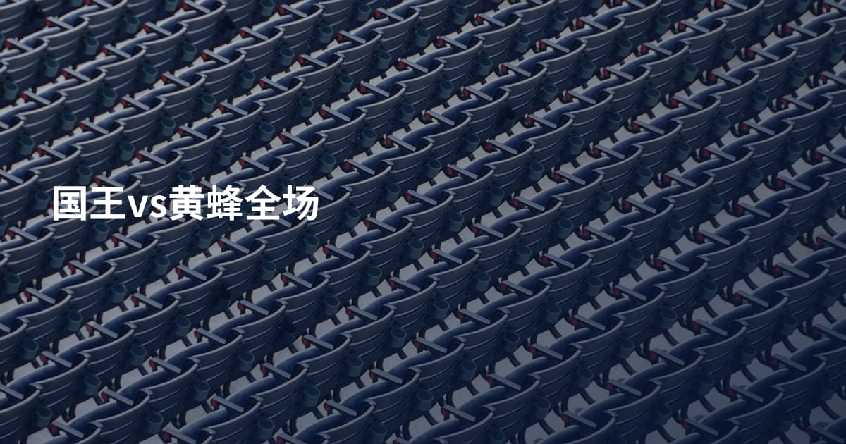国王vs黄蜂全场