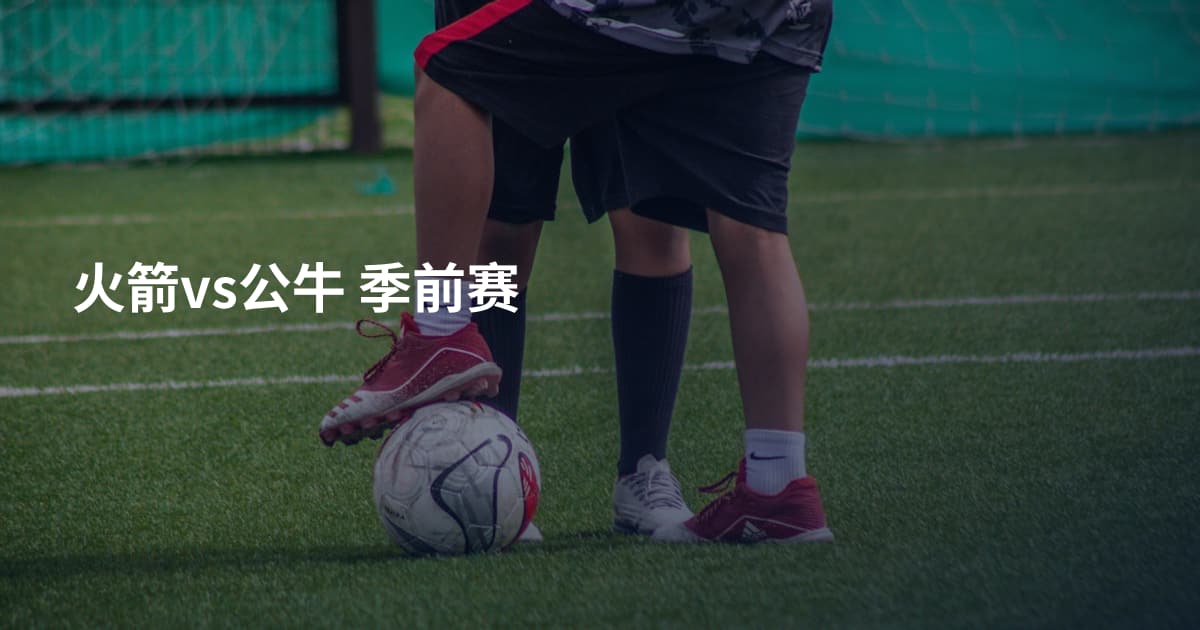 火箭vs公牛 季前赛