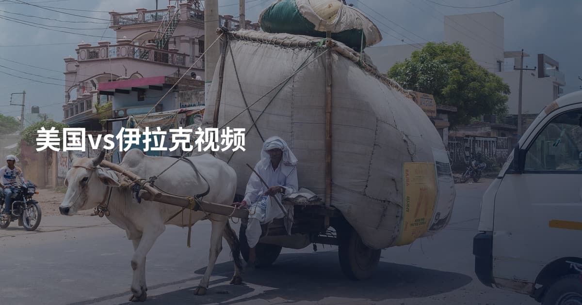美国vs伊拉克视频