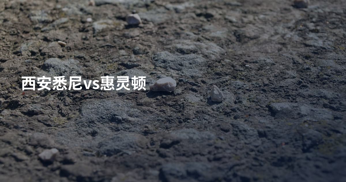 西安悉尼vs惠灵顿