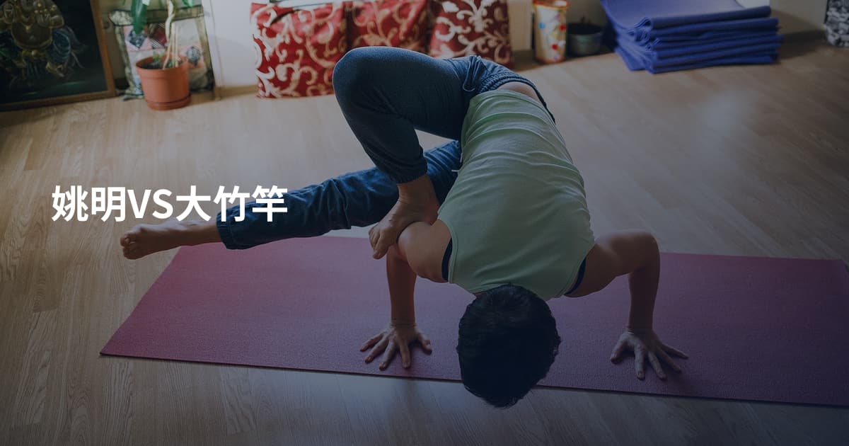 姚明VS大竹竿