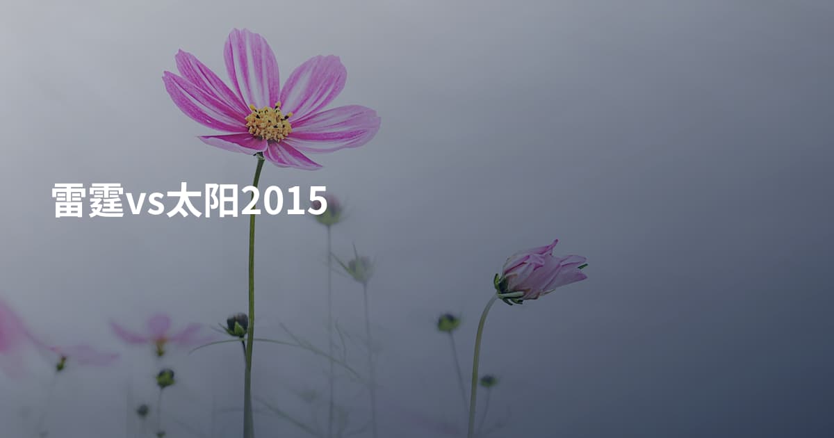 雷霆vs太阳2015