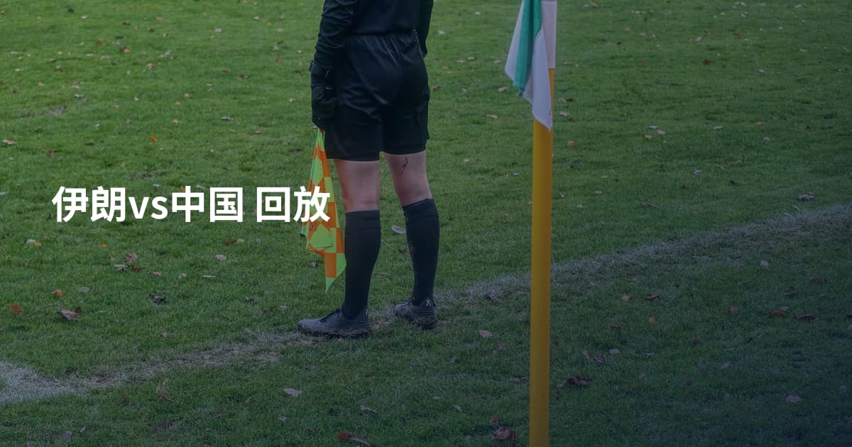 伊朗vs中国 回放