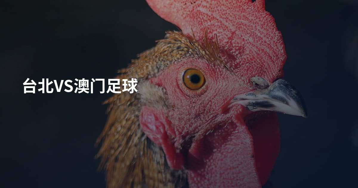 台北VS澳门足球