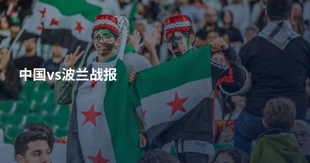 中国vs波兰战报