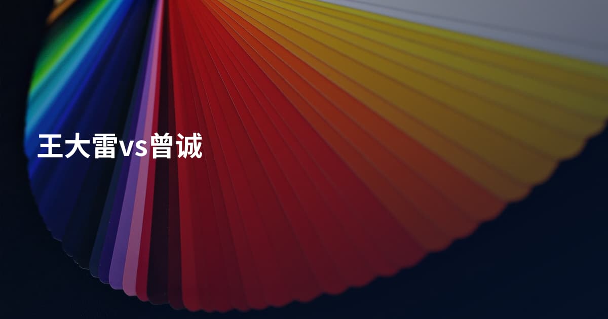 王大雷vs曾诚