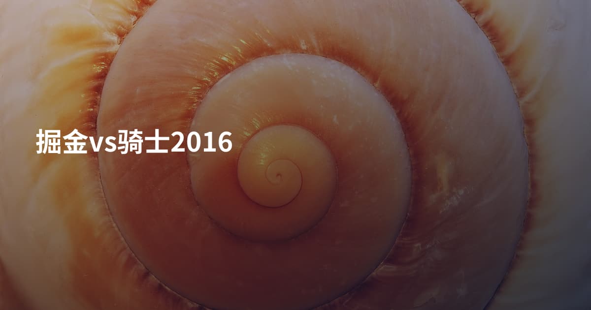 掘金vs骑士2016