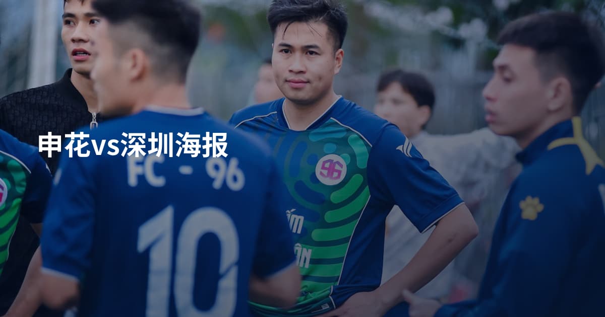 申花vs深圳海报