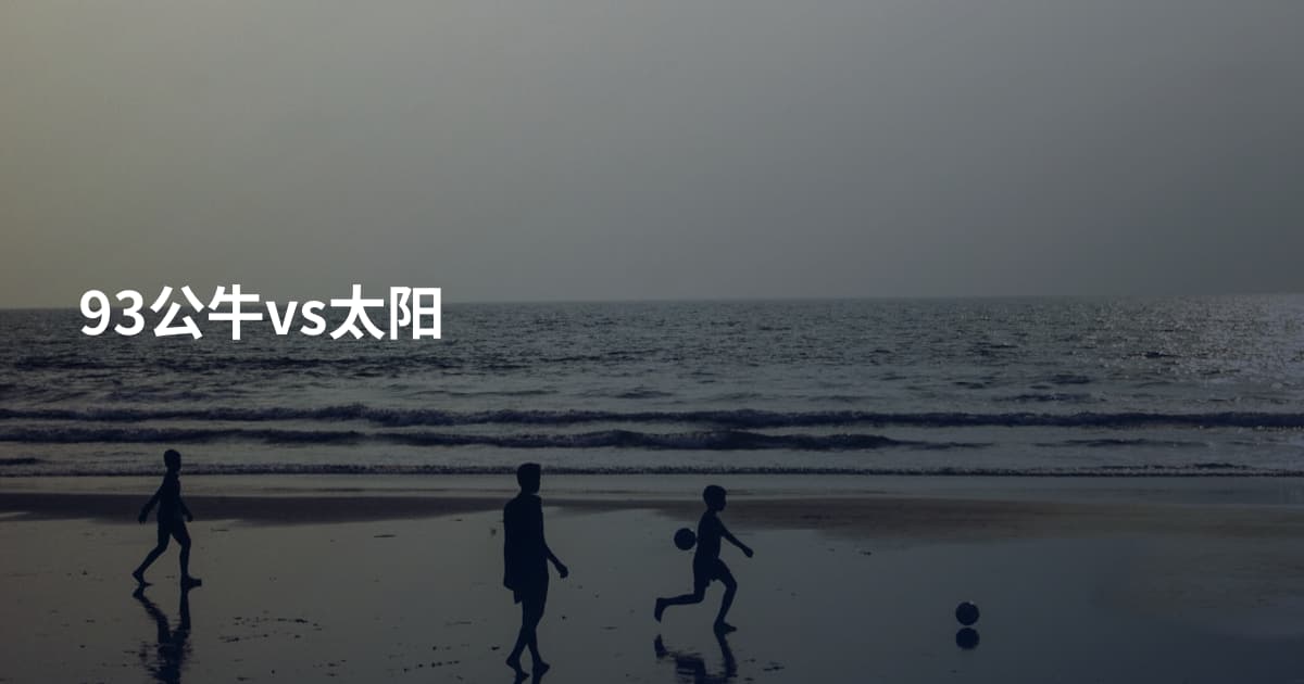 93公牛vs太阳