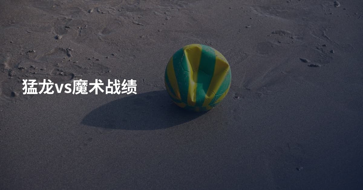 猛龙vs魔术战绩