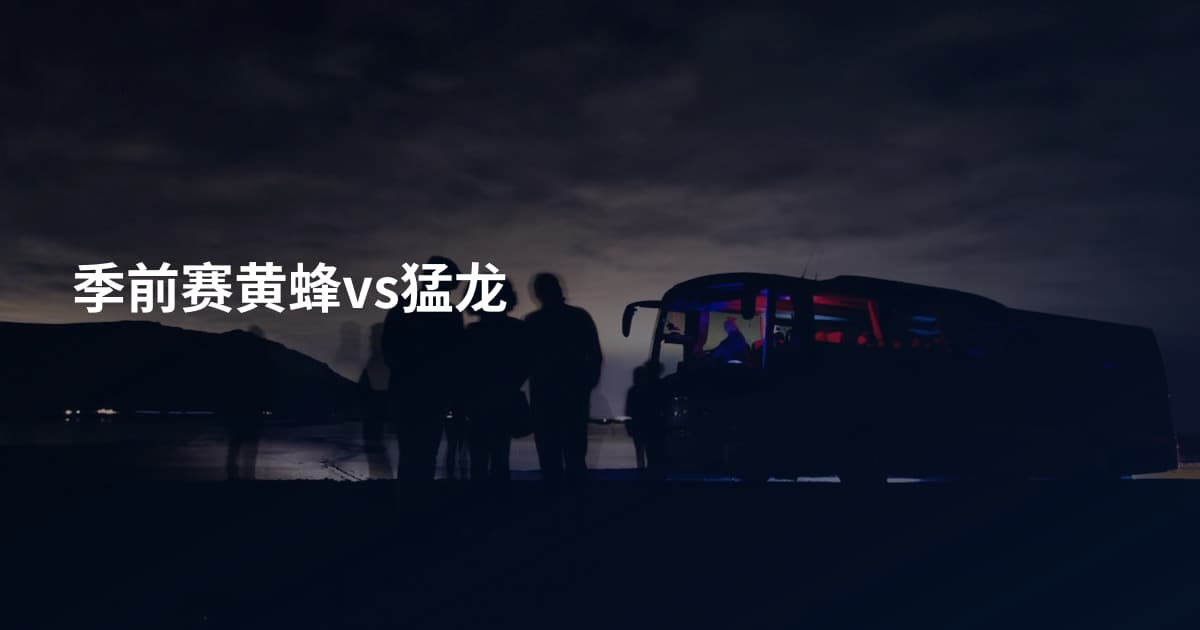 季前赛黄蜂vs猛龙