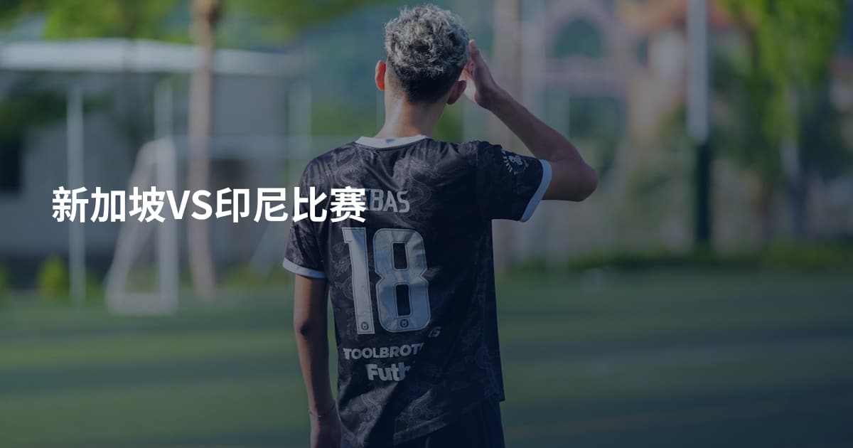 新加坡VS印尼比赛