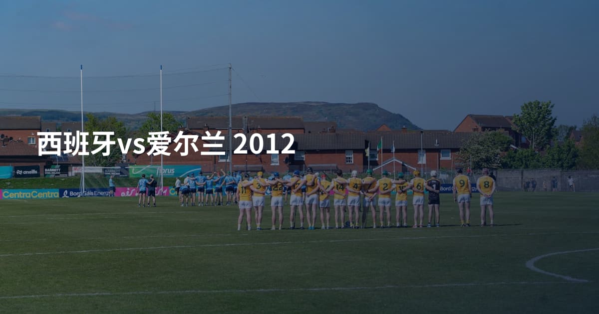 西班牙vs爱尔兰 2012
