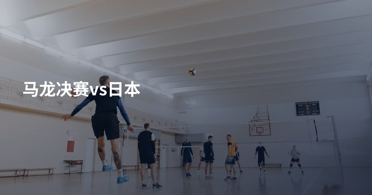 马龙决赛vs日本