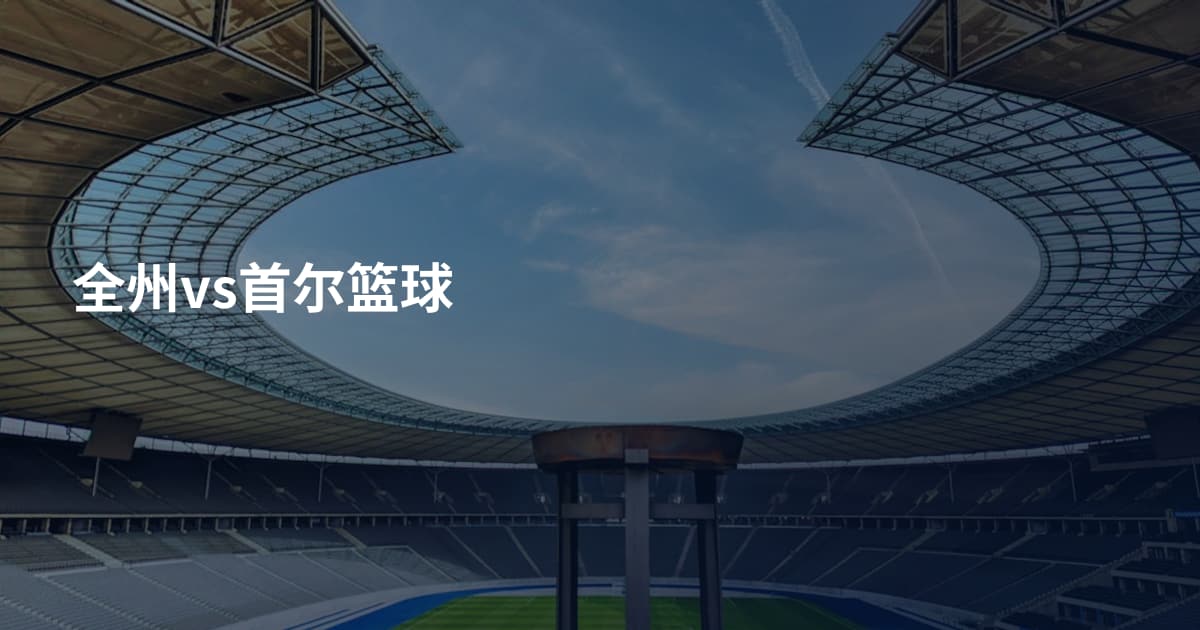 全州vs首尔篮球
