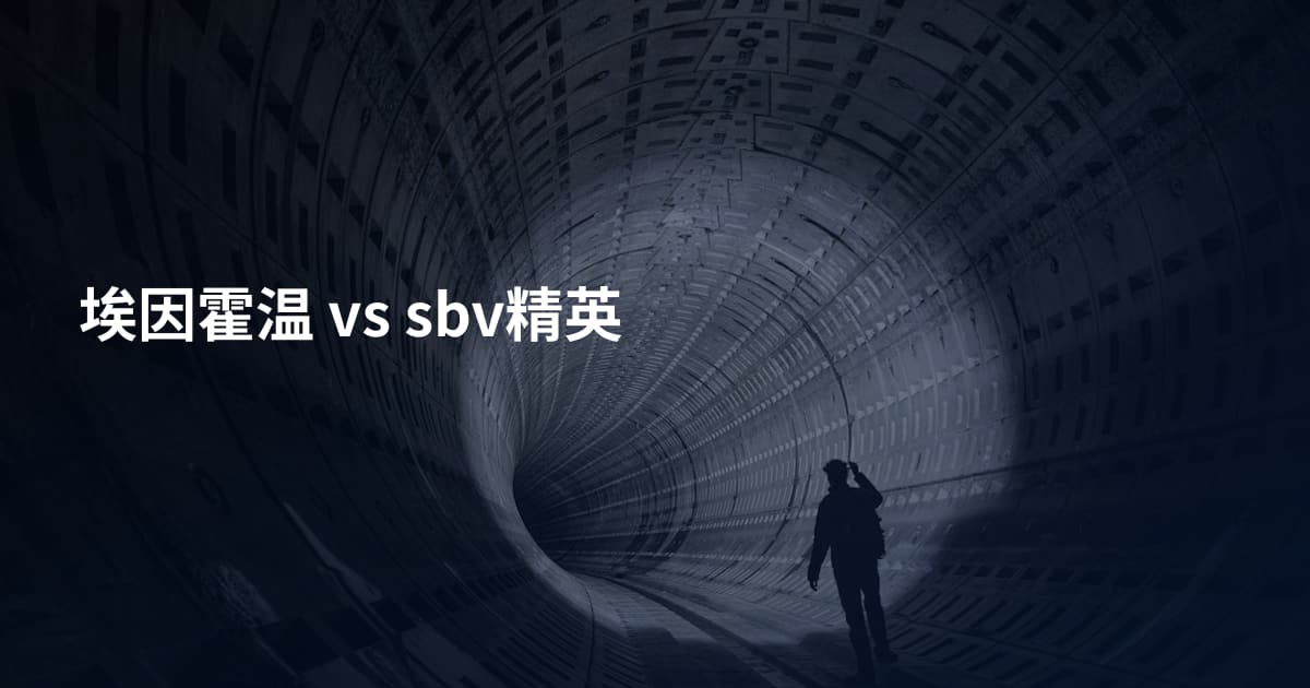 埃因霍温 vs sbv精英