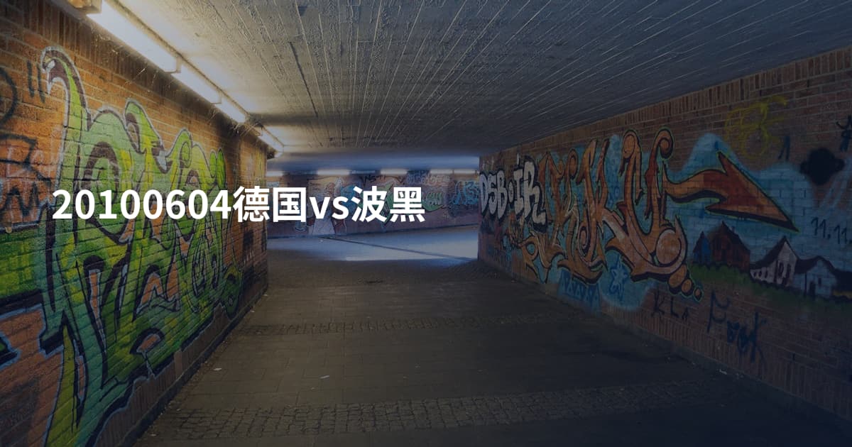 20100604德国vs波黑