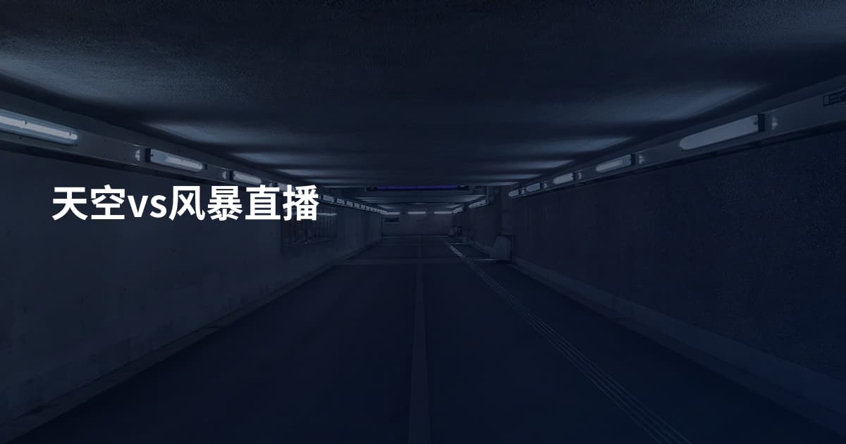 天空vs风暴直播