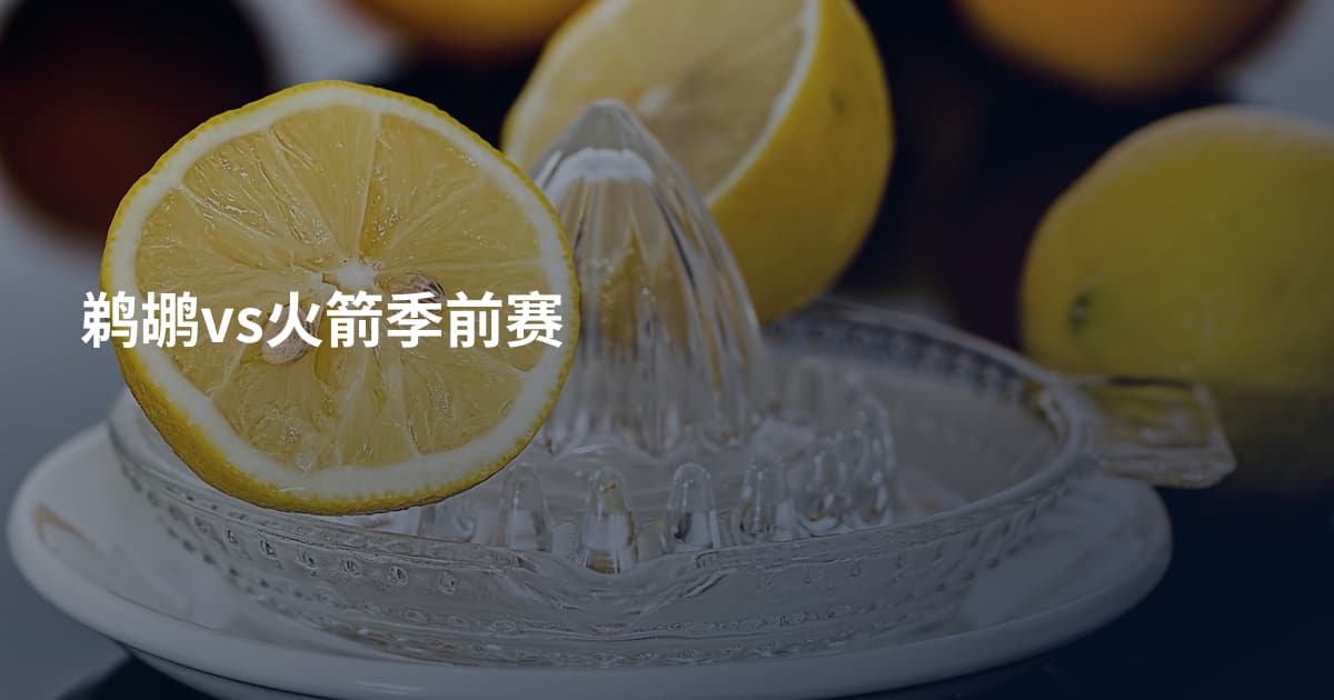 鹈鹕vs火箭季前赛