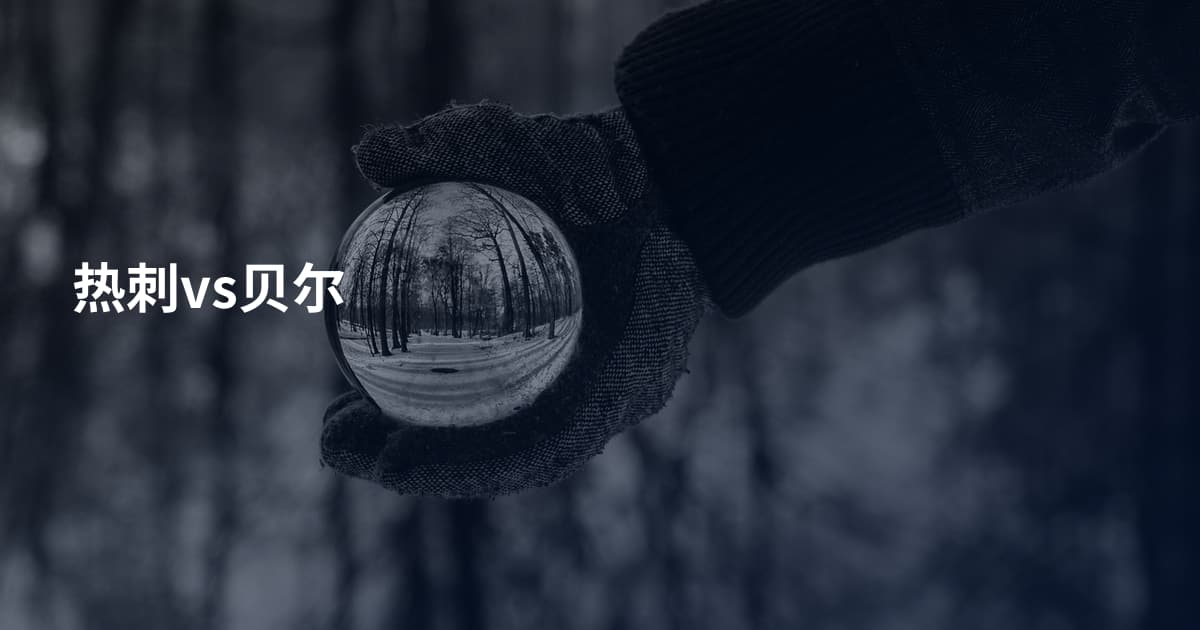热刺vs贝尔