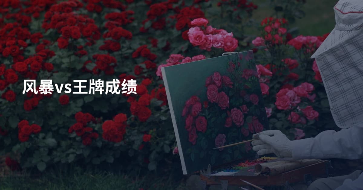 风暴vs王牌成绩