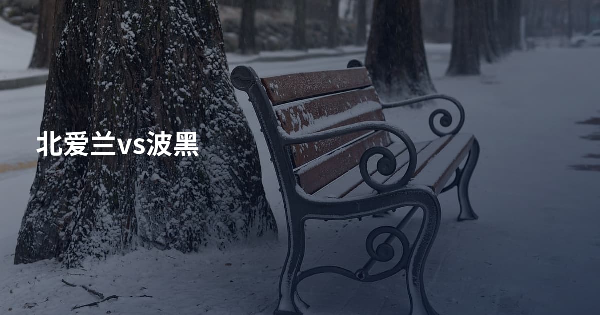 北爱兰vs波黑
