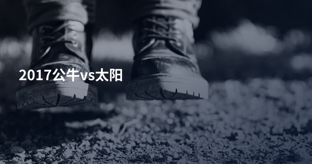 2017公牛vs太阳